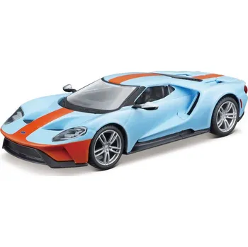 auto na autodráhu Bburago Ford GT 2019 1:32 světle modrá