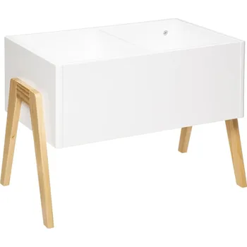 Úložný box ÚLOŽNÝ BOX NA HRAČKY ORGANIZÉR KRABIČKA TRUHLA PRO DĚTI 53 x 30 x 39 CM