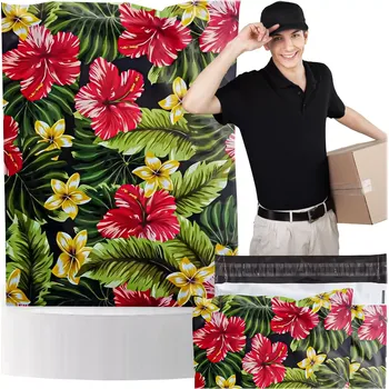 Obálka Foliové poštovní obálky s tropickým květinovým motivem 255 × 370 mm, 50 ks