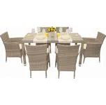 DEOKORK Zahradní ratanová sestava MODENA II. 1+6 (šedo-béžová) 42151829