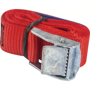 Upínací popruh Quickloader Popruh se sponou Cambuckle Classic 500 kg1,5 m 25 mm Červená