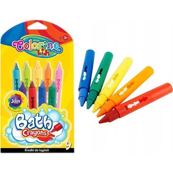 Colorino dětské pastelky do vany 9 barev vana do vody pro děti