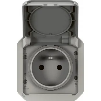 Elektrická zásuvka Legrand šedá nástěnná Elektrická Zásuvka