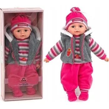 Panenka PANENKA SE ZVUKEM, MLUVÍ A ZPÍVÁ V POLŠTINĚ 35 CM