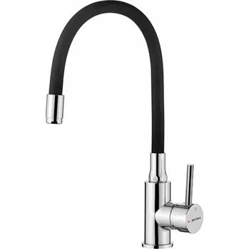 Vodovodní baterie Kuchyňská stojánková baterie Grifema G4002-2 černá, stříbrná