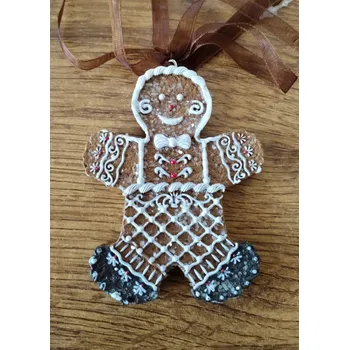 Vánoční dekorace Perníkový panáček X587