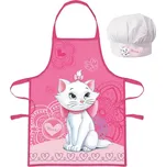Dívčí zástěra s kuchařskou čepicí Kočička Marie