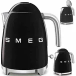 Smeg KLF03BLEU rychlovarná konvice, 1,7 l, (7 šálků), 2400 W, styl 50. let, černá