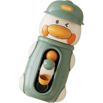 Nafukovací kruh Vodní hračka do vany 16,4 x 9 x 7,9 cm Kachnička s vodním mlýnkem Interaktivní hračka s přísavkami Bez baterií pro děti od 6 měsíců zelená