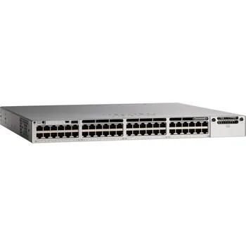 Switch Cisco Catalyst C9300-48U-E síťové přepínače Spravovaný L2/L3 Gigabit Ethernet (10/100/1000) Šedá