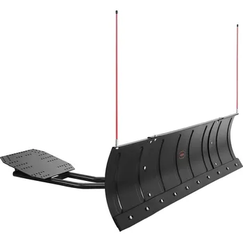 Zahrada Vevor Sněhový pluh, nastavitelná šířka 109–183 cm, ocelová čepel, s gumou