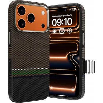 Pouzdro na mobilní telefon Pouzdro Benks Magnetic Armor Pro Prestige Kevlar 600D (Y069) pro iPhone 17 Pro (tlačítko ovládání fotoaparátu)