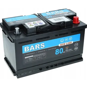 Autobaterie Akumulátor Bars EFB 12V 80Ah 800A (EN) L4 P+ Start-Stop