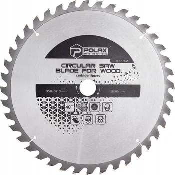 Pilový kotouč Pilový kotouč na dřevo 350 x 32,0/30.0, 40 zubů Polax