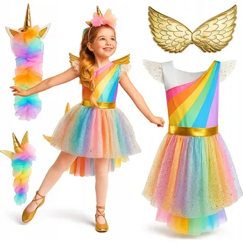 Karnevalový kostým Kostým Jednorožec AiM vel. 110-116