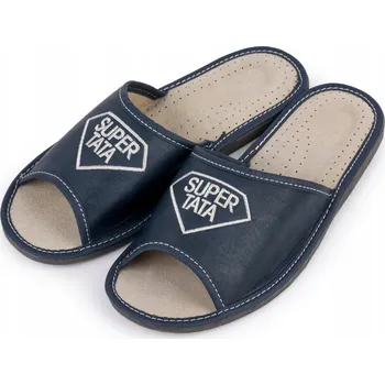 Pánské pantofle Pánské pantofle Papuče , modré, dárek pro tatínka, vel. 44