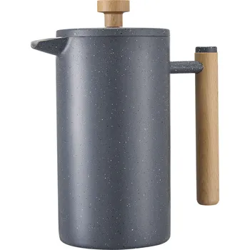 French press Vevor French press na kávu 1 litr nerez dvoustěnný s filtrem černý