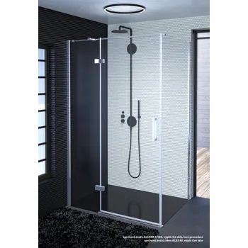 Sprchové dveře JA|SÉRIE Sprchové dveře ALSDKR 1/90 sklo lesk L otvíravé 8595215964879 8595215964879
