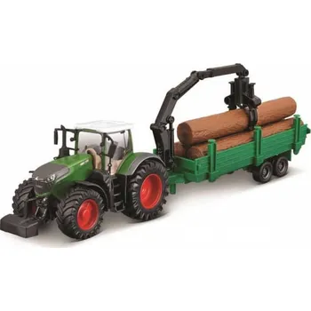 auto na autodráhu Bburago Fendt 1050 Vario se dřevem 1:50