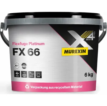Spárovací hmota MUREXIN Spárovací malta Murexin platinum FX 66 černá 6 kg MX31537