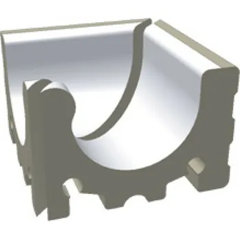 Obklad RAKO Přelivový žlábek Rako Pool Wiesbaden vnitřní roh bílá mat 22x22 XPI52023 XPI52023