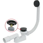 ALCADRAIN Sifon vanový Alcadrain černá-mat, CLICK/CLACK A507BLACK A507BLACK