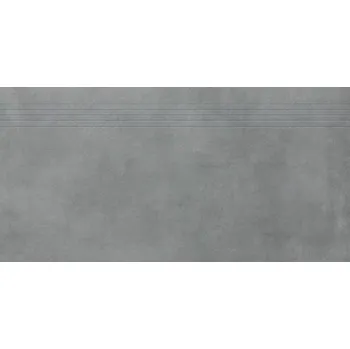 Dlažba RAKO Schodovka Rako Extra tmavě šedá struktura mat rektifikovaná 40x80 DCP84724 DCP84724