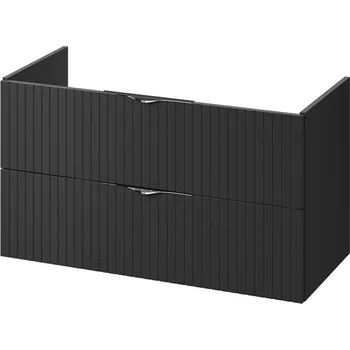 Koupelnový nábytek CERSANIT 3D Skříňka Cersanit Tirso 100 pod umyvadlo černá matná, S1017-012 S1017-012