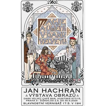 Plakát Jan Hachran Plakát Výstava v Dark Velvetu