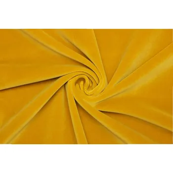 Samet bavlněný - Okrově oranžová 2. Jakost