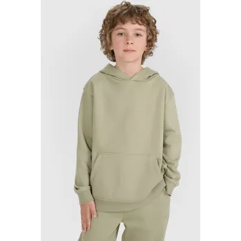 Chlapecká mikina 4F Tepláková mikina světle zeleň 146 (10-11 let)