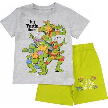CHLAPECKÉ PYŽAMO KRÁTKÝ RUKÁV šortky ŽELVY NINJA TURTLES 104 D010J