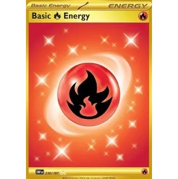 Sběratelská karetní hra Pokémon OBF 230/197 Fire Energy - Obsidian Flames