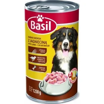 Krmivo pro psa Krmivo pro dospělého psa BASIL s jehněčím masem, velká konzerva, 1250 g