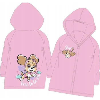 Pláštěnka Tlapková patrola DĚTSKÝ PLÁŠTĚNKA růžová velikost 122/128 D090E