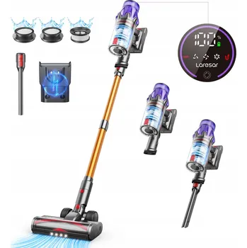 Vysavač Tyčový vysavač Laresar V7 žlutý/zlatý