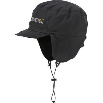 Čepice Regatta Zimní čepice Padder Ingiter Waterproof Trapper Hat RMC059 Black Velikost: L/XL