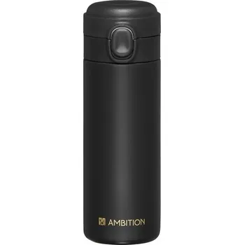 Termohrnek Termohrnek Alice Ambition s hubičkou, černý, 350ml