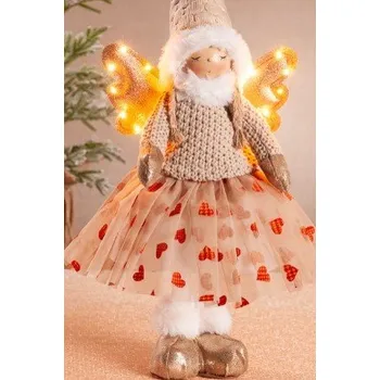 Vánoční dekorace Panenka Ria X525-43 béžová