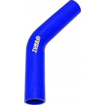 Brzdová hadice SILIKONOVÉ KOLENO 45° TURBOWORKS MODRÉ 84MM XL