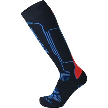 Pánské ponožky Lyžařské ponožky Mico Heavy Weight Superthermo Primaloft Ski Socks - blu Velikost: 47-49