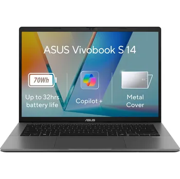 Notebook ASUS Vivobook S14 S3407QA-OLED063W Matte Gray kovový S3407QA-OLED063W