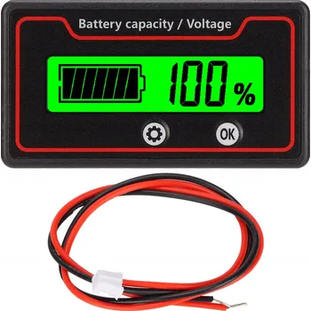 LCD UKAZATEL STAVU NABITÍ BATERIE 12-84V