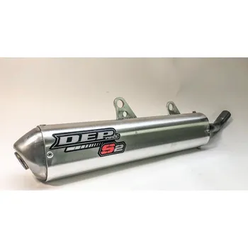 Výfuk pro motocykl Koncovka výfuku DEP Pipes stříbrná GAS GAS EC 250/300 18-19, RIEJU MR 300