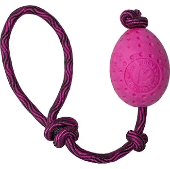 Hračka pro psa Hračka Kiwi Walker Egg, velká, růžová