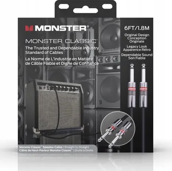 Audio kabel MONSTER CABLE reproduktorový kabel CLASSIC 1.8m jack rovný-rovný