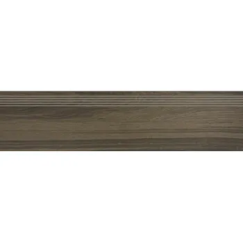 Dlažba RAKO Schodovka Rako Board tmavě hnědá mat rektifikovaná 30x120 DCPVF144 DCPVF144