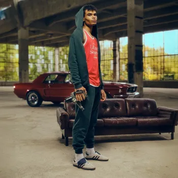 Pánské oblečení GymBeam Mikina se zipem Zone Forest XL zelená