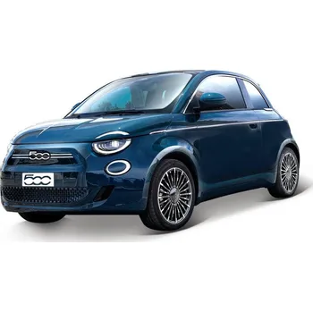 auto na autodráhu Bburago Fiat 500e 2023 1:24 modrá