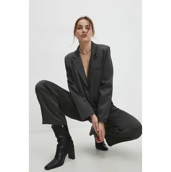 Dámské sako Sako Answear.LAB šedá barva 18966.1TWK 90X, vel. XS